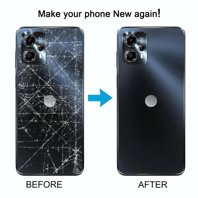 For Motorola Moto G23 Original Battery Back Cover(Blue)