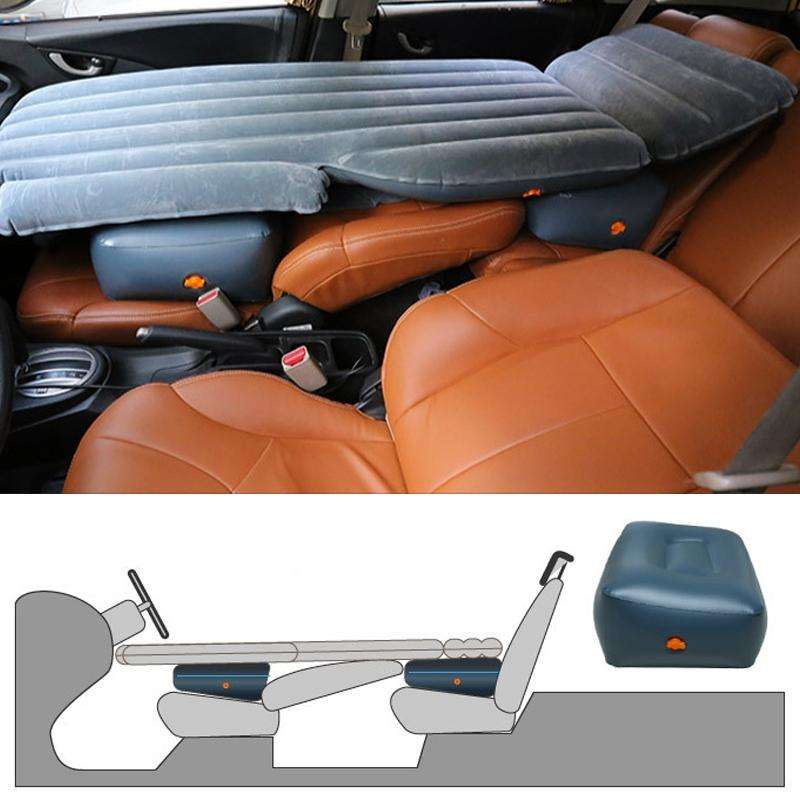Z2 PVC Trapezoidal Inflatable Stool Universal Car Travel Inflatable Stool