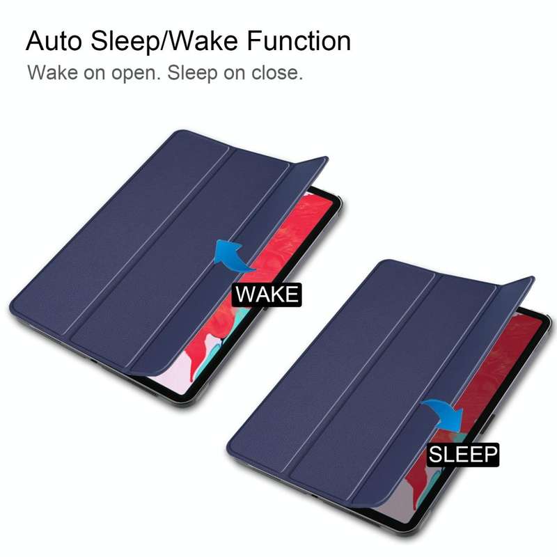 For iPad Pro 11 inch 2020 Custer Texture Smart PU Leather Tablet Case with Sleep / Wake-up Functi...