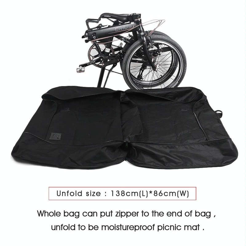 Rhinowalk Folding Bike Carrying Bag 20 inch Electric Bike Carrying Bag(Green)