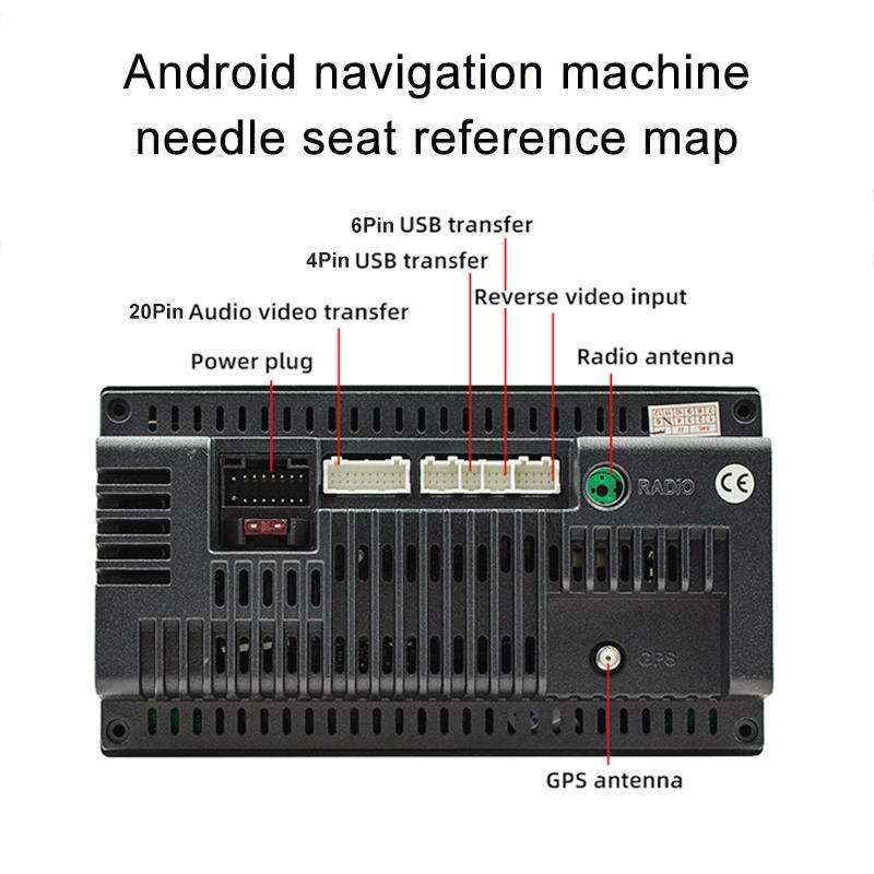 Palminfo Android Navigation 4 Pin USB Connection Wiring Harness