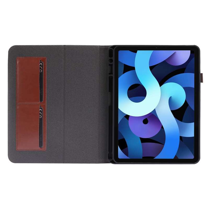 For iPad Pro 12.9 inch (2020) Crazy Horse Texture Horizontal Flip Leather Tablet Case with 2-fold...