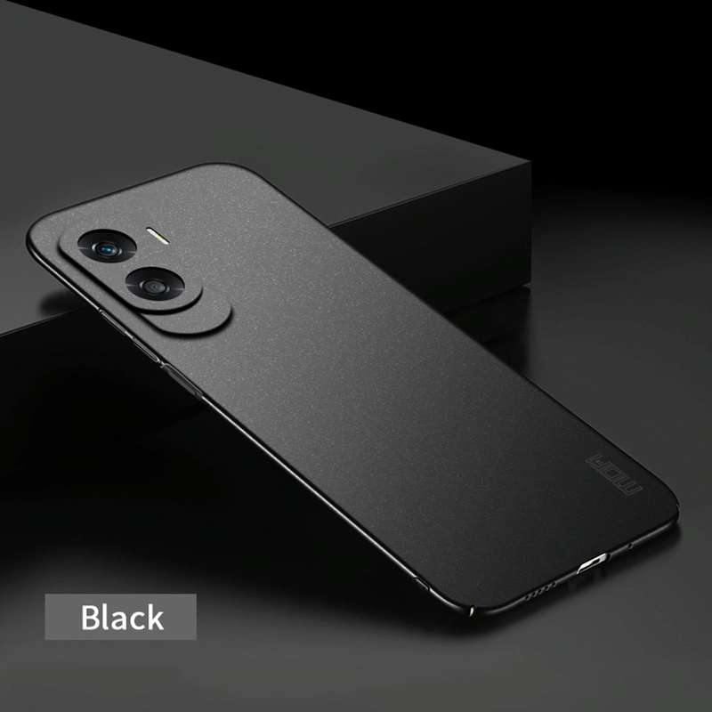 For Honor X50i / 90 Lite MOFI Fandun Series Frosted PC Ultra-thin All-inclusive Phone Case(Black)