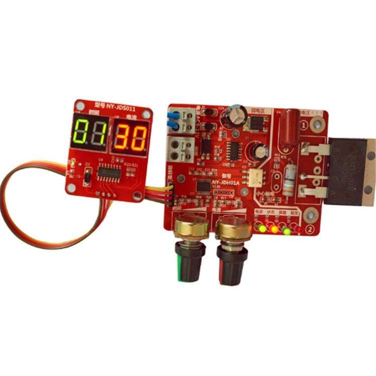 NY-D01 Spot Welding Machine Control Board Adjustment Time Current Digital Display Control Board, ...