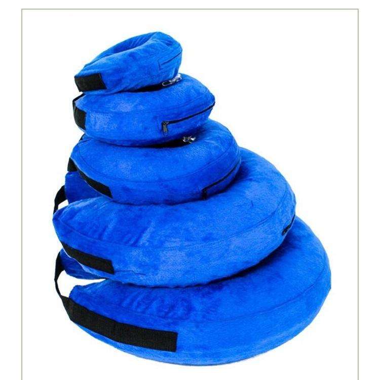 Dog Collar PVC Inflatable Pet Anti-snatch Collar, Size:S(Blue)