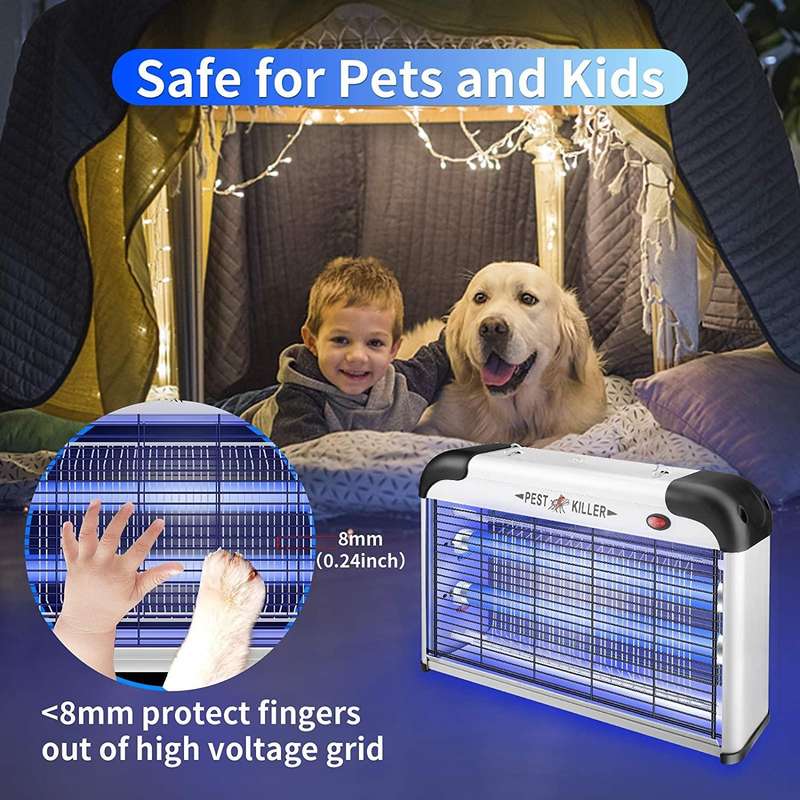 SK611 Indoor Household 20W Electric Shock Mosquito Killer Lamp High Voltage Hotel Fly Killer Lamp...