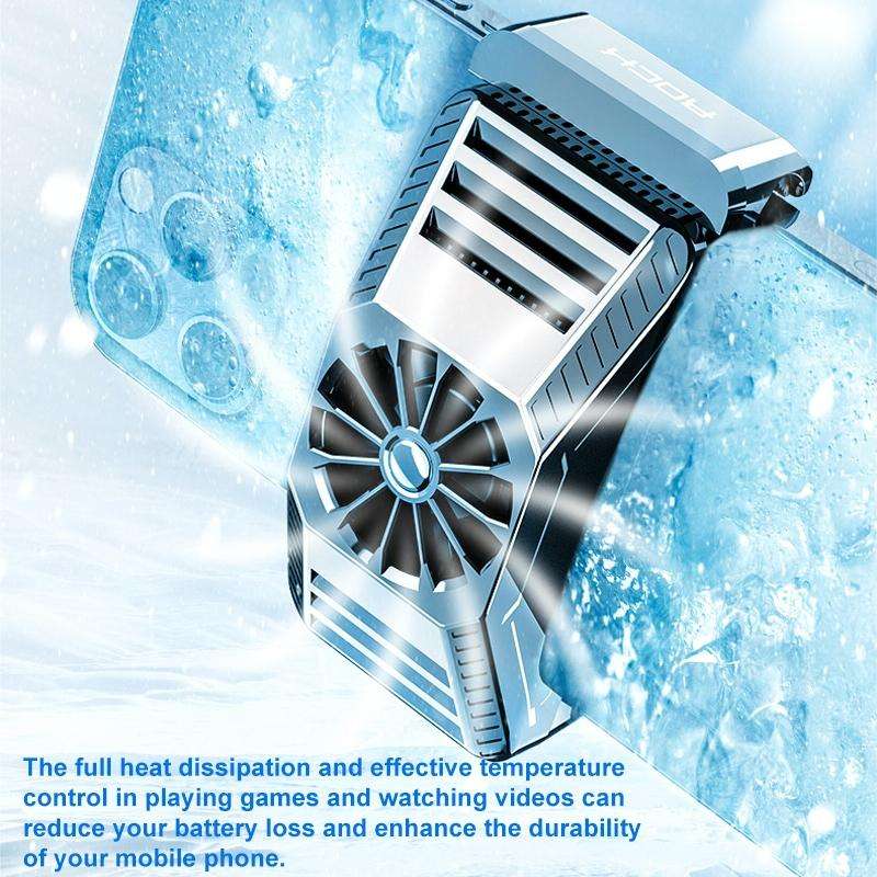 ROCK i100 Stretchable Semiconductor Cooling Mobile Phone Radiator for Phones Below 86mm Width, wi...