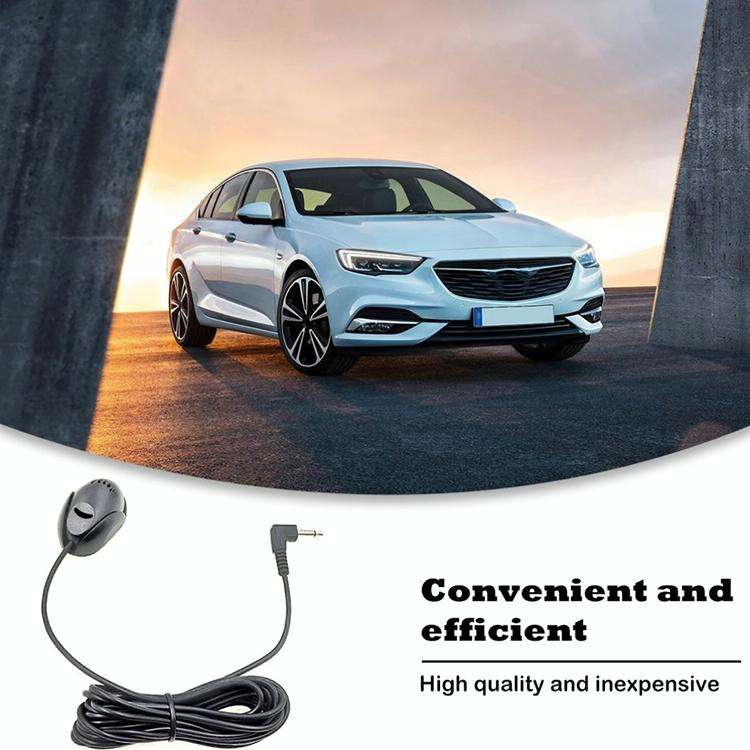 ZJ010MR Mono 2.5mm Angle Head Plug Car Navigation GPS Speaker External Paste Bluetooth Microphone...