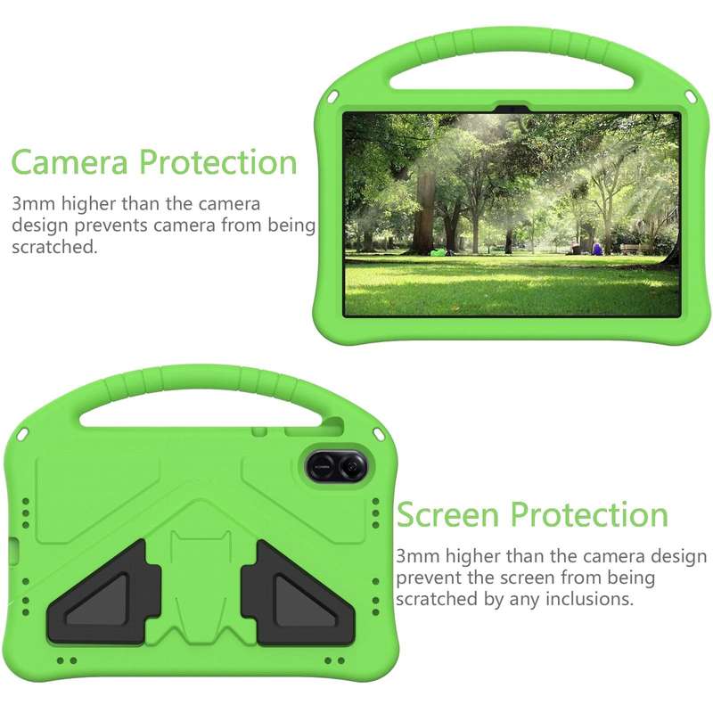 For Honor Pad X9 EVA Shockproof Tablet Case with Holder(Green)