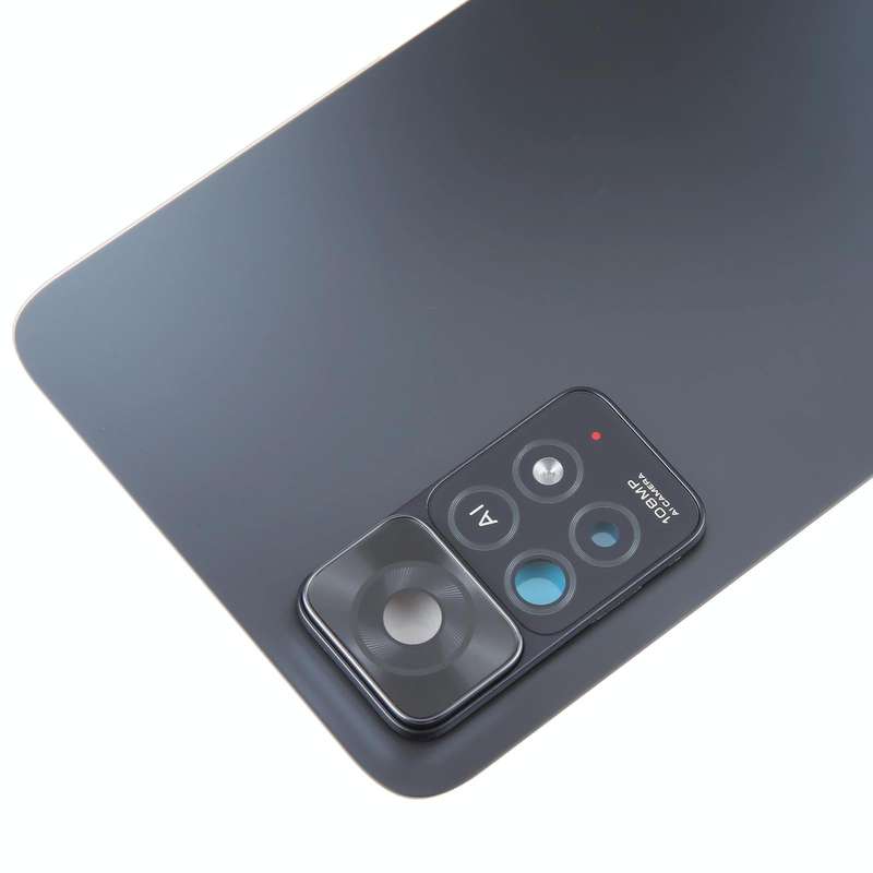 For Xiaomi Redmi Note 11 Pro+ 5G India Original Battery Back Cover with Camera Lens Cover(Black)