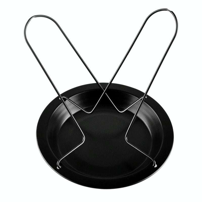 Outdoor camping Carbon Steel Upright Chicken Roaster Rack