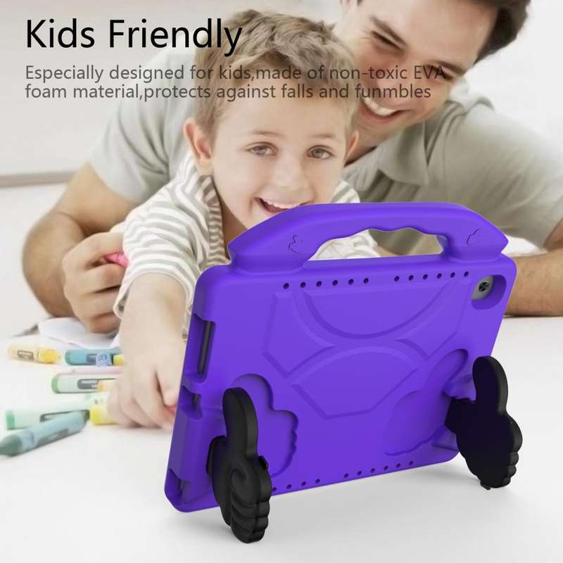 For Huawei MediaPad M5 10.8 inch EVA Children Falling Proof Flat Protective Shell With Thumb Brac...
