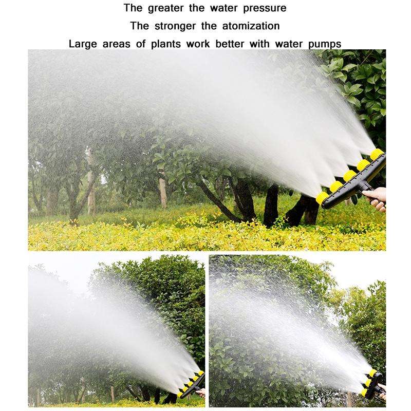 DKSSQ Gardening Watering Sprinkler Nozzle, Specification: 5 Head with 1.5 inch Interface
