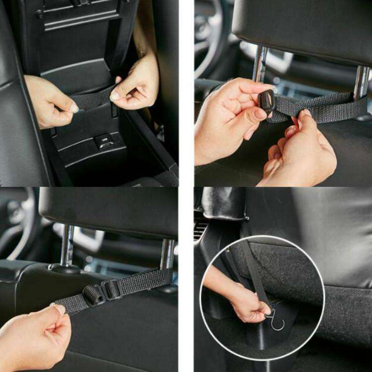 Car Seat Storage Net Pocket Car Storage Bag Multi-Function Suspended Storage Bag, Colour: Thicken...