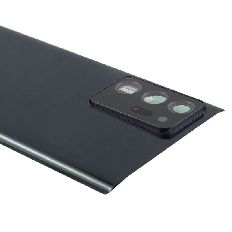 For Samsung Galaxy Note20 Ultra Battery Back Cover with Camera Lens Cover (Black)