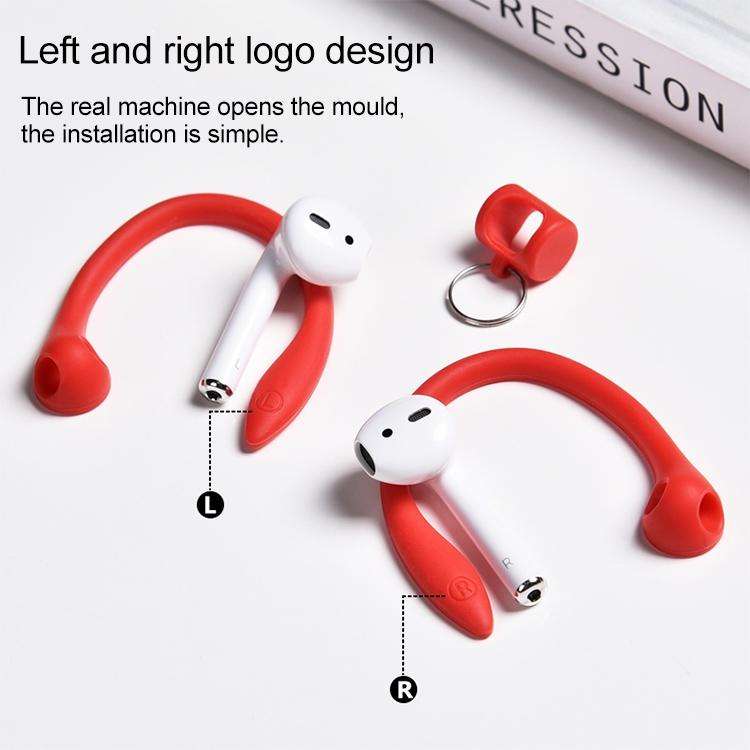 For AirPods 1 / 2 / AirPods Pro / Huawei FreeBuds 3 Wireless Earphones Silicone Anti-lost Lanyard...