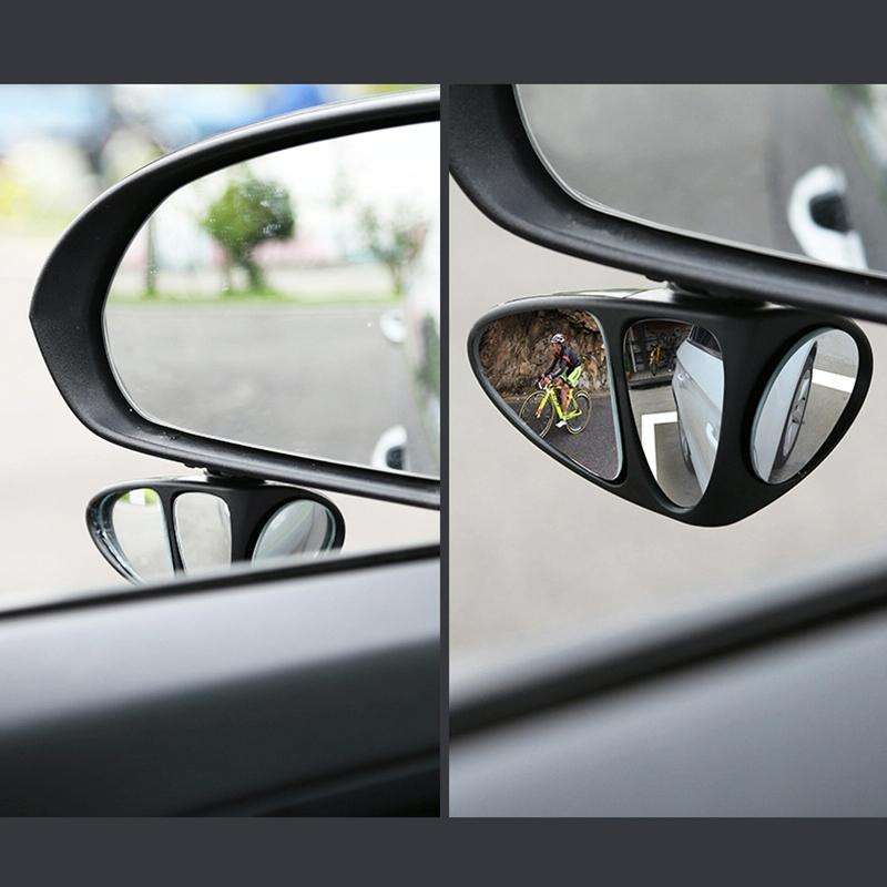 3R-151 3 in 1 Car Rearview Auxiliary Blind Spot Mirror Rear View 146 Front Wheel Mirror for Left ...