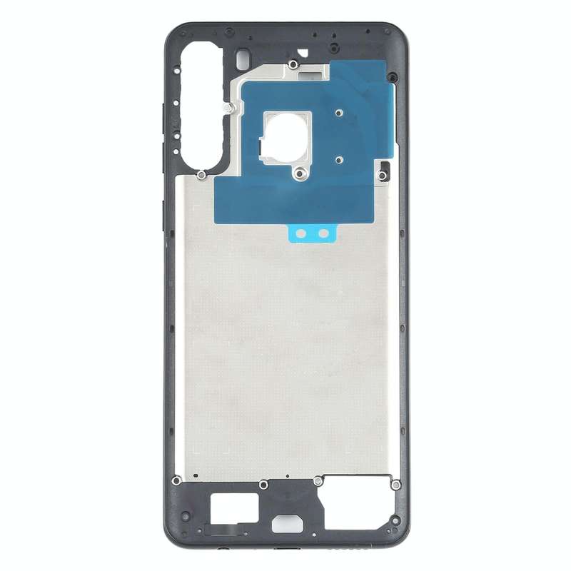 For Samsung Galaxy A21 SM-A215  Middle Frame Bezel Plate (Black)