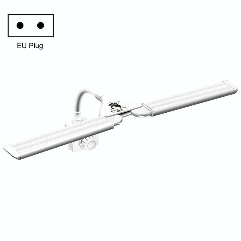 ZHIYANG Wide Angle Fish Tank Clip Light Aquarium LED Lighting, Style: ZY-30F4(USB EU Plug)