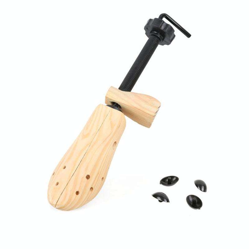 Pine Wood Unisex Fixed Fits Support Stretcher Shaper Shoes Expander , Size: S34-37Yards