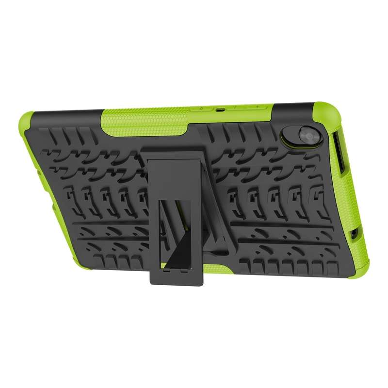 For Lenovo Tab M8 3rd Gen 8506 / M8 HD 8505 Tire Texture Shockproof TPU+PC Tablet Case with Holde...