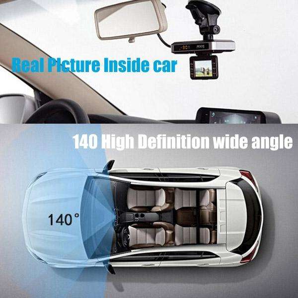 STR8500 HD 720P 30fps 2.0 inch LCD Radar Detector DVR with Laser + GPS Logger, 120 Degree View An...