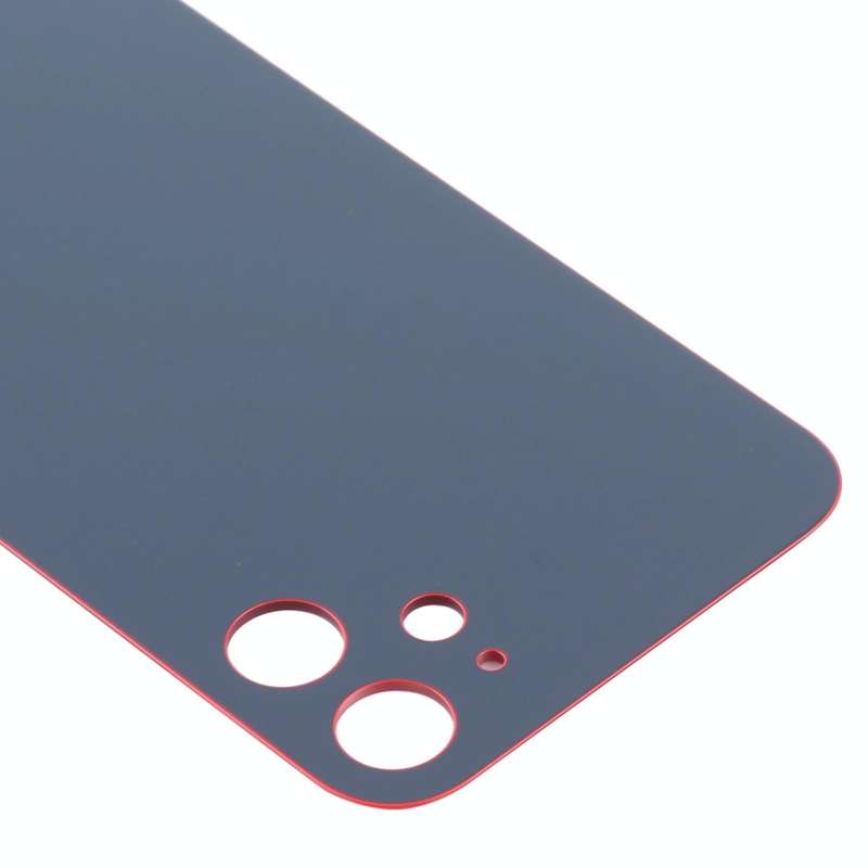 Easy Replacement Big Camera Hole Back Battery Cover for iPhone 12(Red)