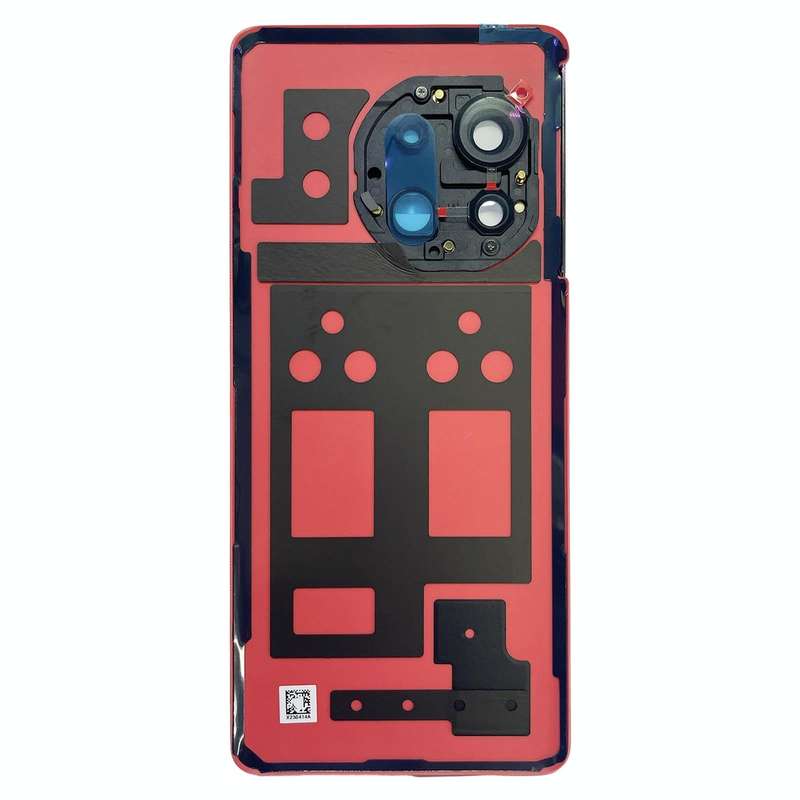 For OnePlus 11R CPH2487 Battery Leather Back Cover(Red)