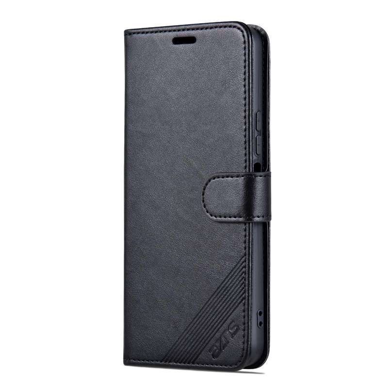For vivo Y17s AZNS Sheepskin Texture Flip Leather Phone Case(Black)