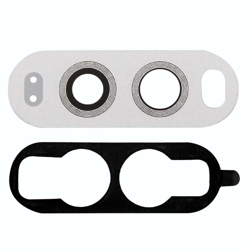10 PCS Back Camera Lens with Adhesive for LG V20(White)