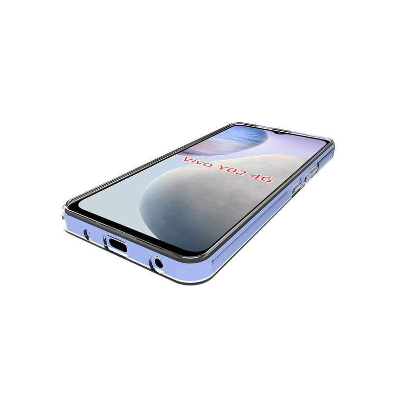 For vivo Y02 4G Waterproof Texture TPU Phone Case(Transparent)