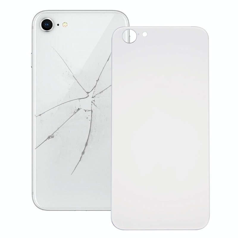 Glass Battery Back Cover for iPhone 8 (Silver)