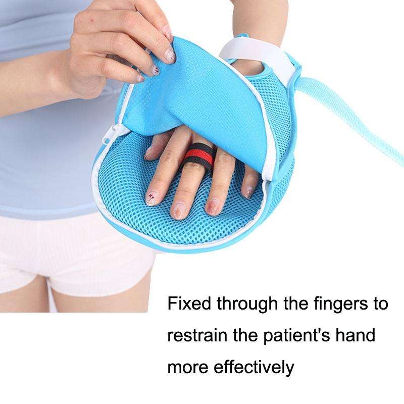 Finger Fixed Restraint Belt Elderly Fixed Comfortable Breathable Anti-extraction Tube Anti-scratc...