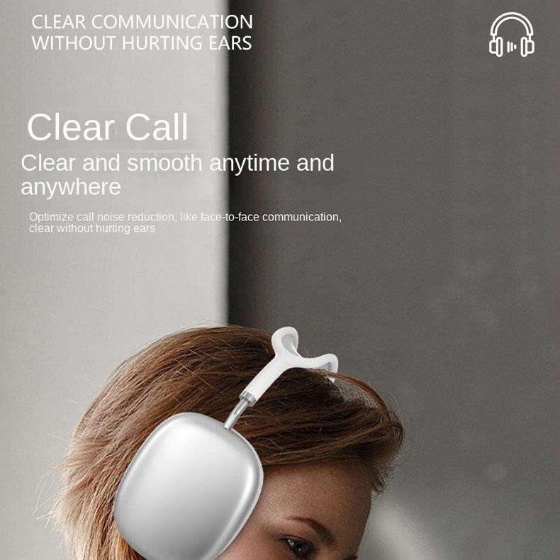 Wireless Bluetooth Headphones Noise Reduction Stereo Gaming Headset(Black)