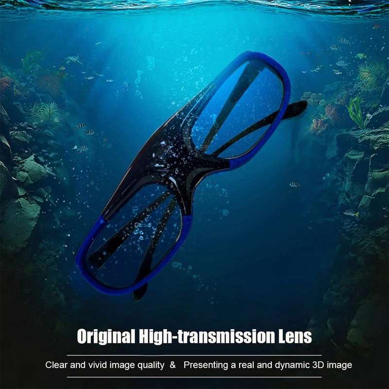 Active Shutter Rechargeable 3D Glasses Support 96HZ/120HZ/144HZ For XGIMI Z4X Z5 H1 JmGo G1 G3 X1...