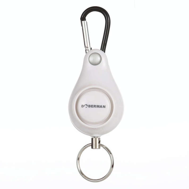 DOBERMAN Key-chain Personal Security Alarm Pull Ring Triggered Anti-attack Safety Emergency Alarm...