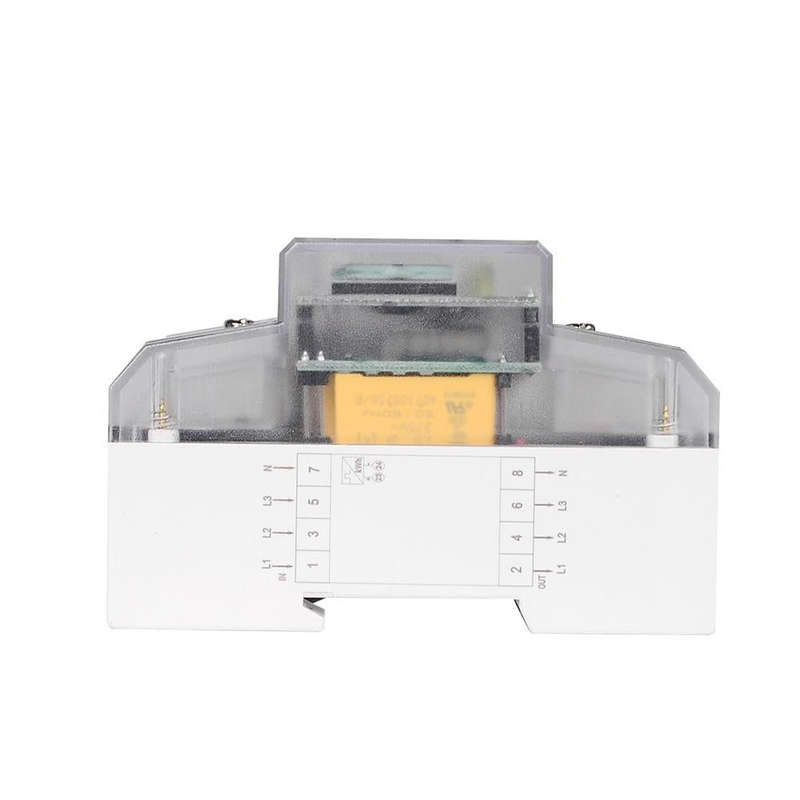 SINOTIMER Three-Phase Backlight Display Electricity Meter 5-100A 400V(DDS024T Transparent Shell)