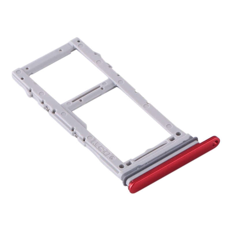 For Samsung Galaxy S20+ / Galaxy S20 Ultra SIM Card Tray + SIM Card Tray / Micro SD Card Tray (Red)