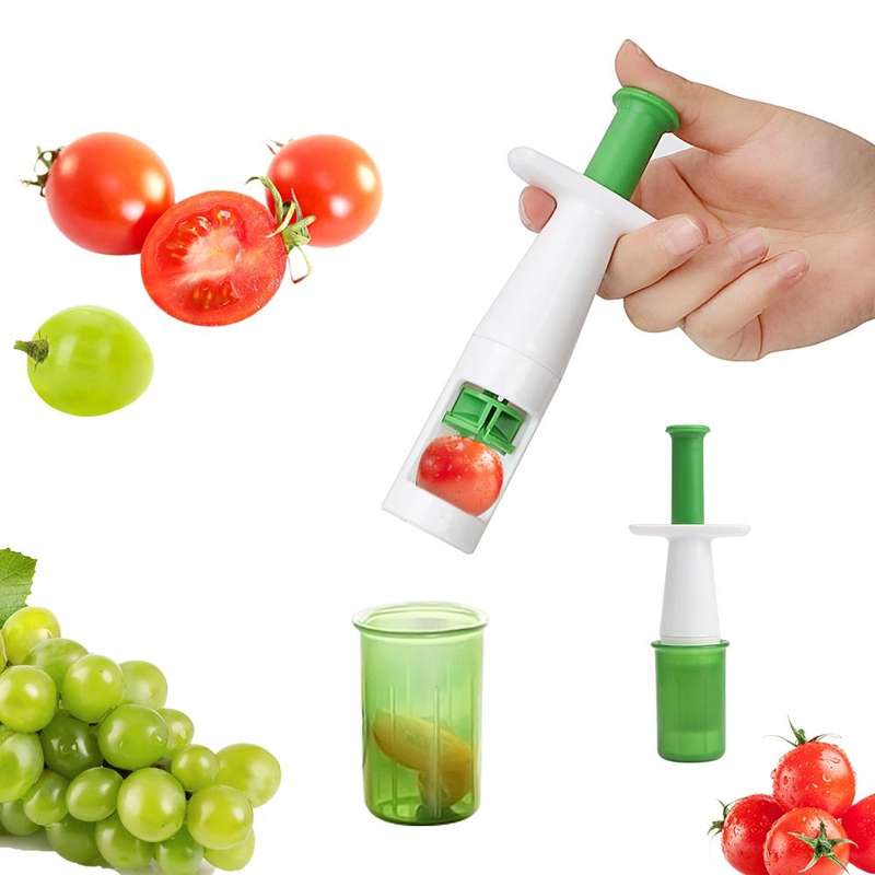 Cherry Slicer Fruit Vegetable Cutter Multifunctional Grape Tomato Slicers Kitchen Gadgets