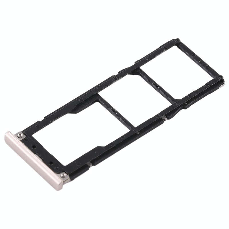 2 SIM Card Tray + Micro SD Card Tray for Xiaomi Redmi Note 5A(Gold)