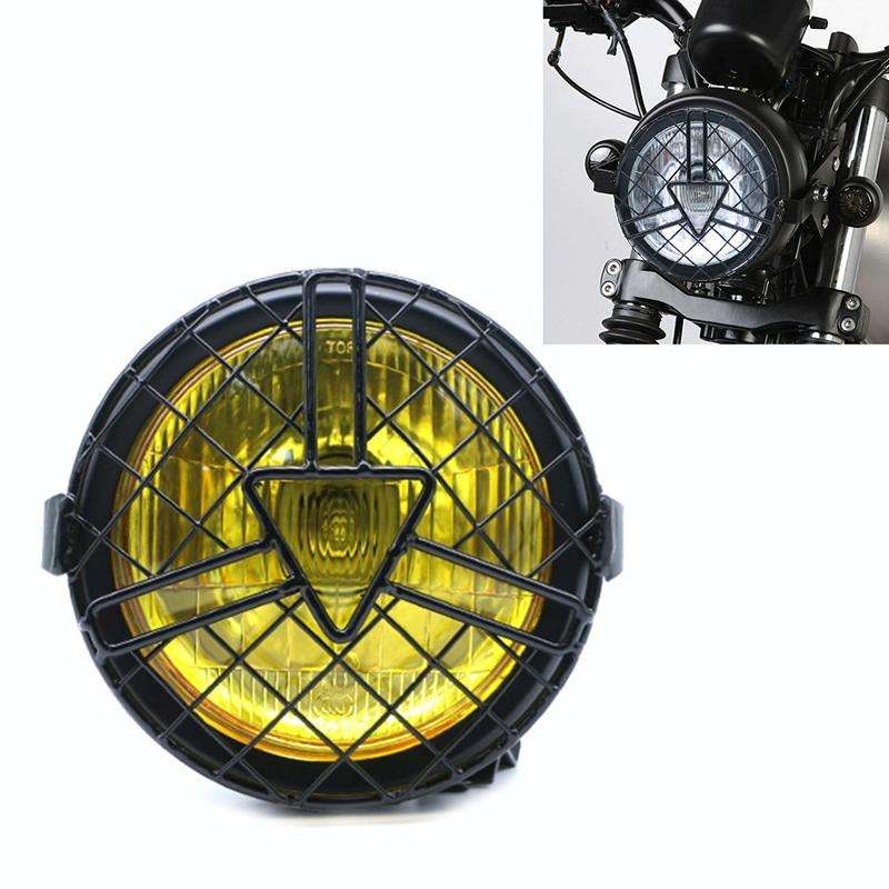 Motorcycle Arrowhead Reticular Retro Lamp LED Headlight Modification Accessories for CG125 / GN12...