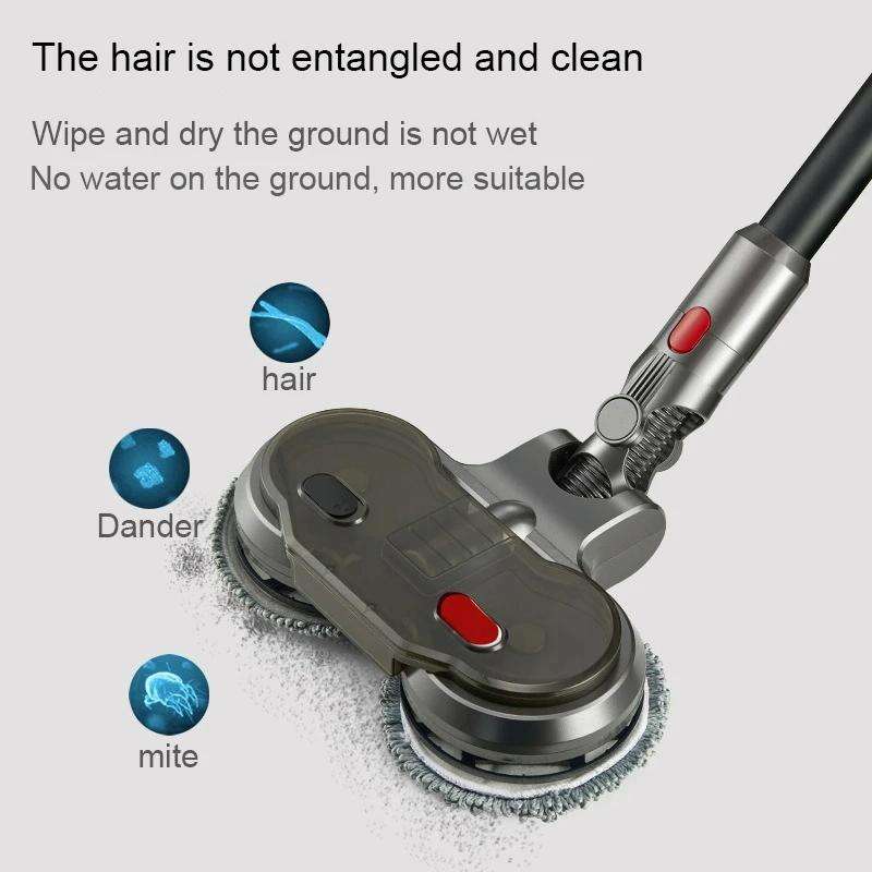 For Dyson V7 / V8 / V10 / V11 X004 Electric Mop Head Wet Towing Household Floor Cleaning Head wit...