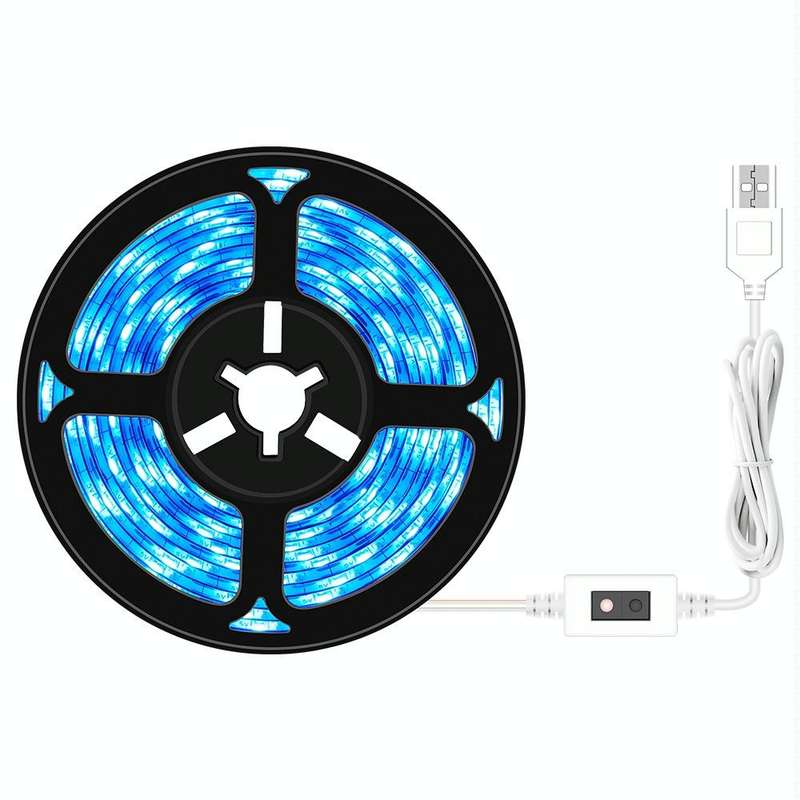 1m Waterproof Plant Growth Lamp LED Light Strip Hand Sweep Dimming Full Spectral Plant Fill Light