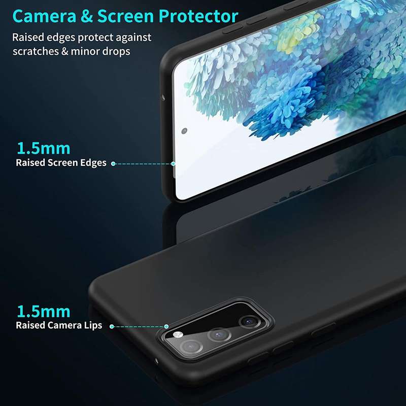 For Samsung Galaxy S20 FE 2022/S20 FE MagSafe Magnetic Liquid Silicone Phone Case(Black)