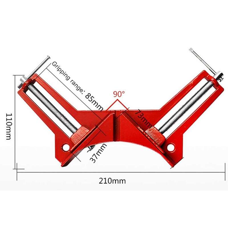 Multifunction 90 Degrees Working Clamp Wooden Clip Right Angle Corner Frame Clip Tool