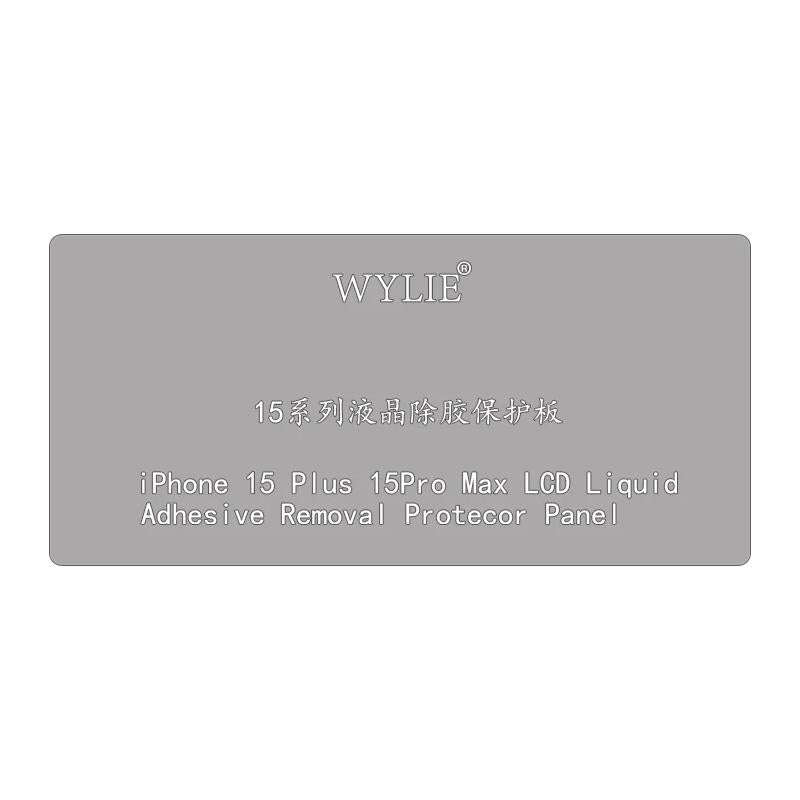 WYLIE LCD Display Screen Glue Removal Protection Board For iPhone 15 Plus / 15 Pro Max
