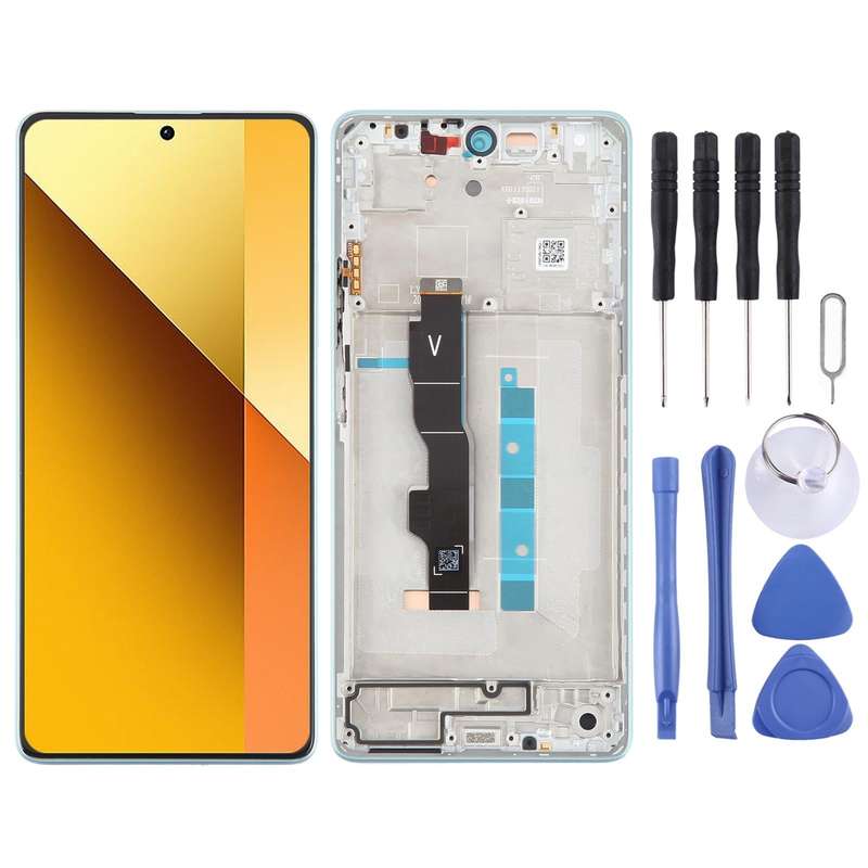 For Xiaomi Redmi Note 13 5G Original AMOLED Material LCD Screen Digitizer Full Assembly with Fram...