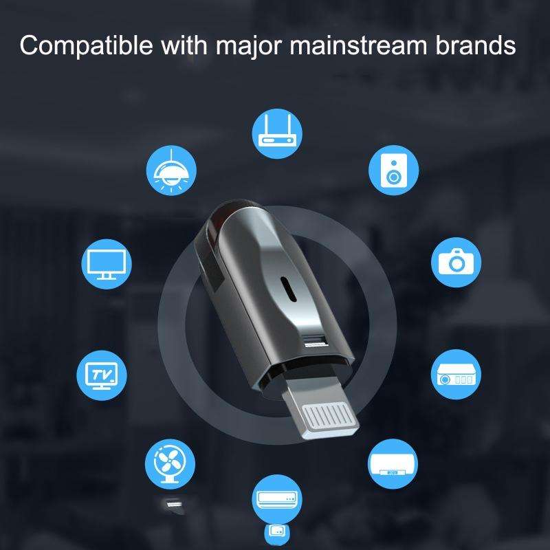 R10 Phone Smart Infrared Transmitter Learning Type Long Distance Remote Control, Interface: Micro...