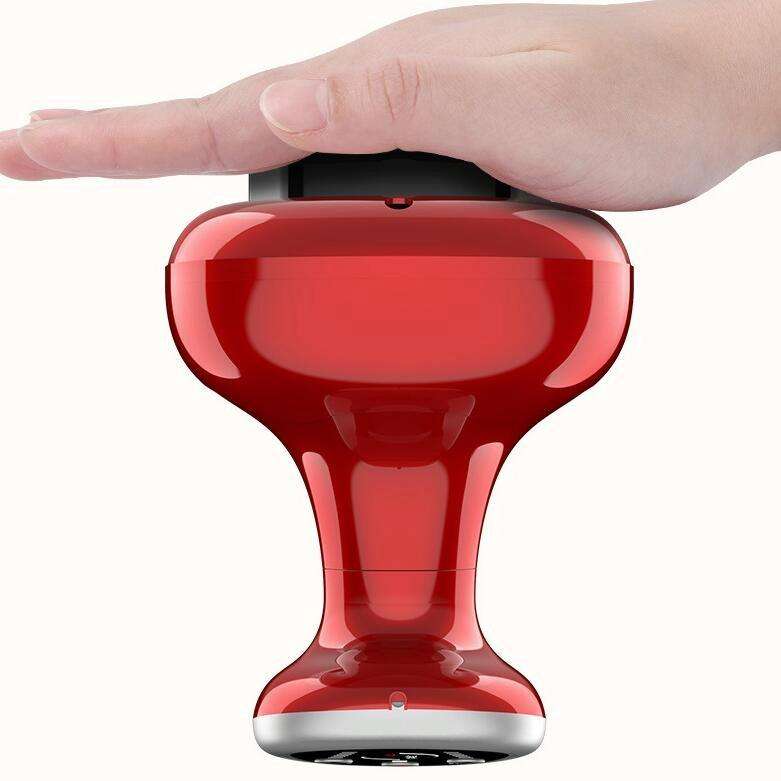 Multifunctional Electric Scraping Instrument Meridian Massager, Style:806 Direct Plug(Red)