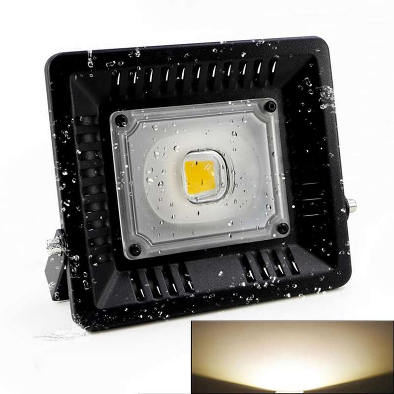 30W Waterproof 3000K Warm White Light LED Floodlight Lamp, Luminous Flux: > 2400LM, PF > 0.9, RA ...